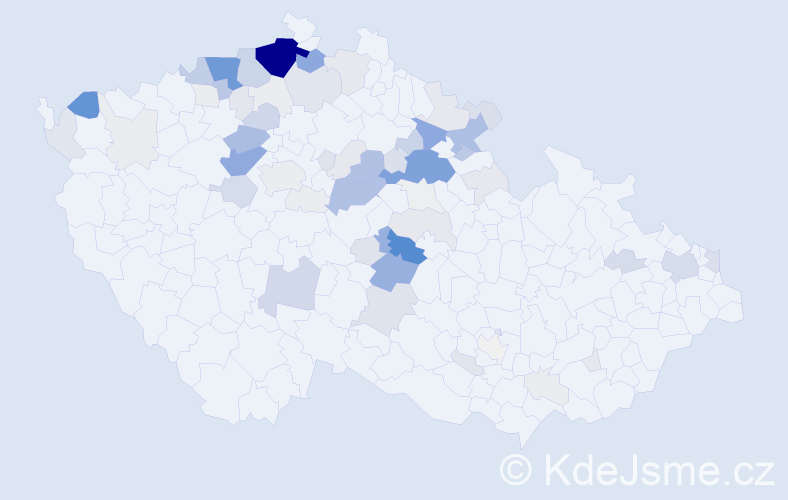 Příjmení: 'Dzurko', počet výskytů 363 v celé ČR