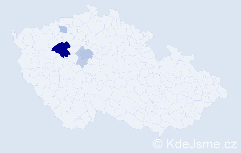 Příjmení: 'Alexijová', počet výskytů 17 v celé ČR