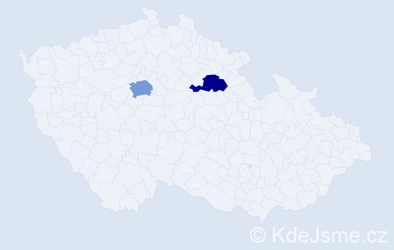 Příjmení: 'Chernyshenko', počet výskytů 3 v celé ČR
