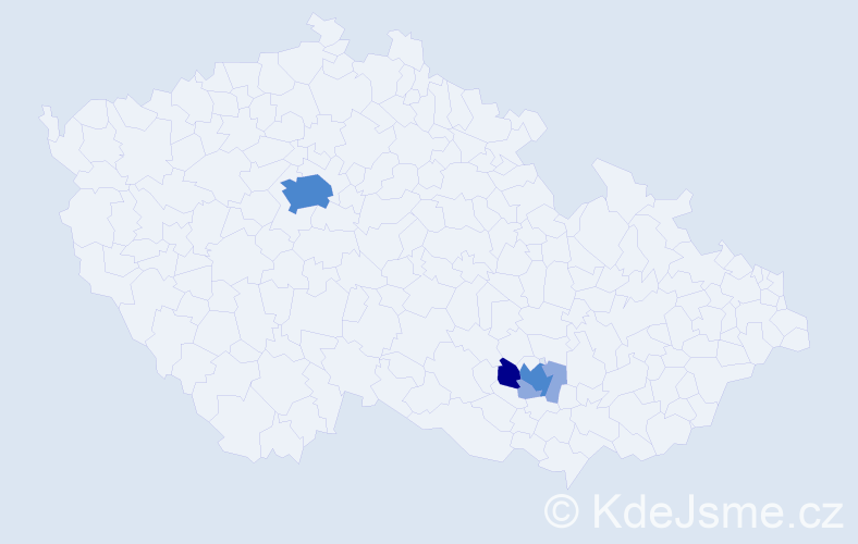 Příjmení: 'Plaisnerová', počet výskytů 14 v celé ČR