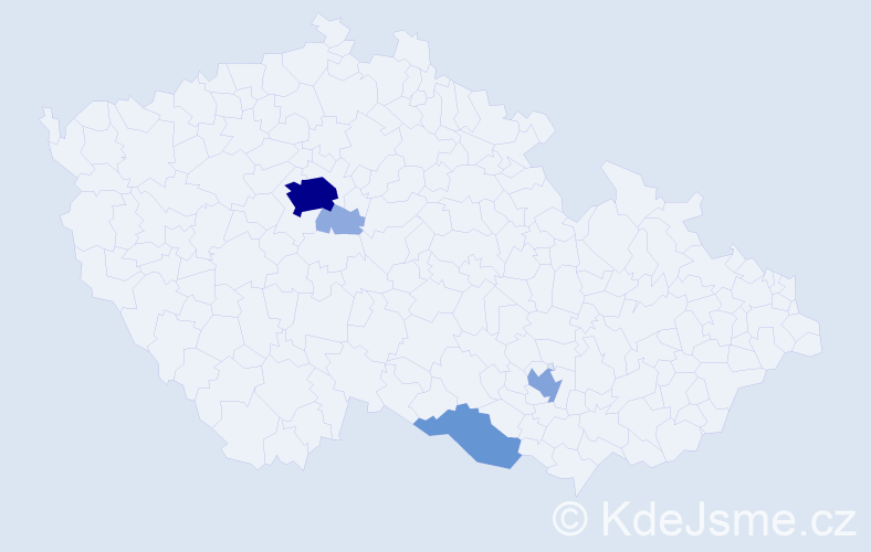 Příjmení: 'Nasr', počet výskytů 14 v celé ČR
