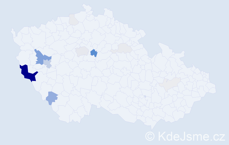 Příjmení: 'Psutková', počet výskytů 58 v celé ČR