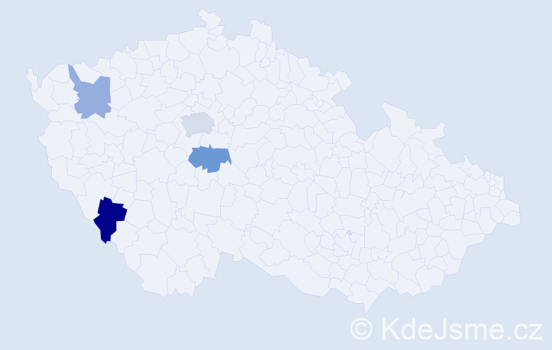 Příjmení: 'Garreis', počet výskytů 19 v celé ČR