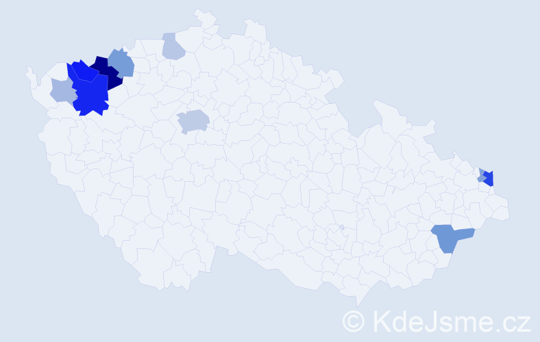 Příjmení: 'Lanzendörferová', počet výskytů 28 v celé ČR