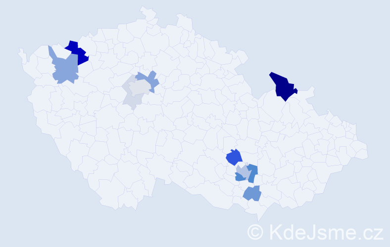 Příjmení: 'Schopf', počet výskytů 40 v celé ČR