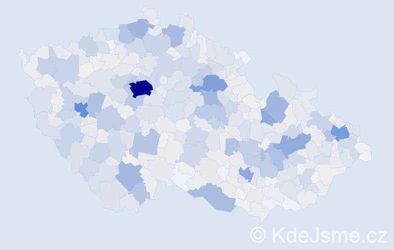 Příjmení: 'Tomášková', počet výskytů 3879 v celé ČR