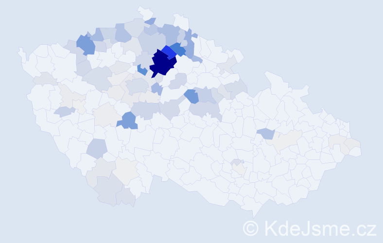 Příjmení: 'Dlask', počet výskytů 356 v celé ČR