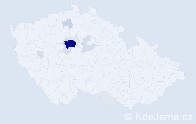 Příjmení: 'Qiu', počet výskytů 51 v celé ČR