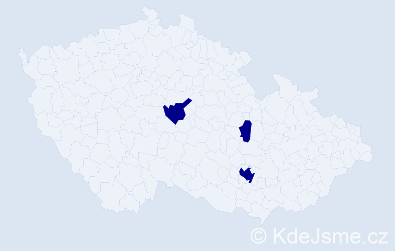 Příjmení: 'Otgonjargal', počet výskytů 3 v celé ČR