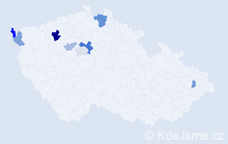 Příjmení: 'Matviak', počet výskytů 14 v celé ČR