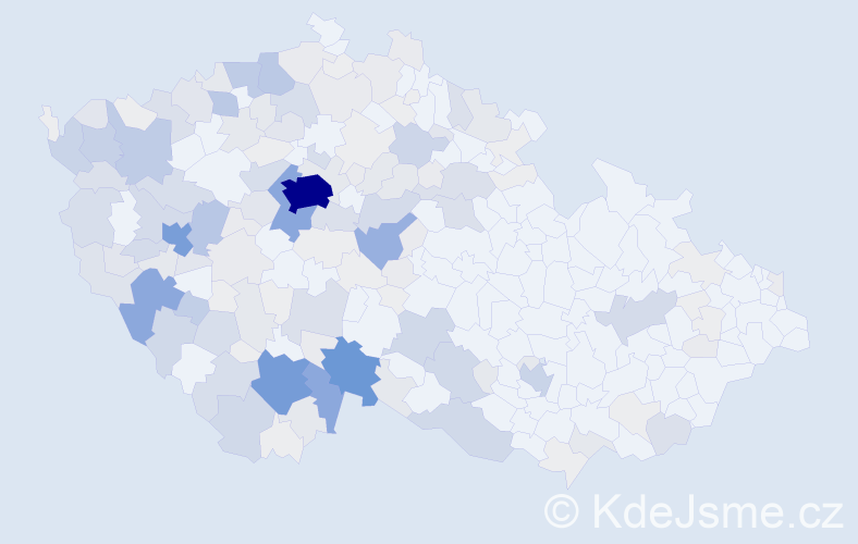 Příjmení: 'Maxa', počet výskytů 813 v celé ČR