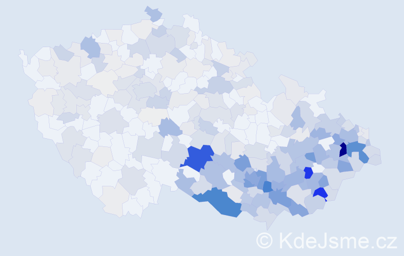 Příjmení: 'Matula', počet výskytů 1504 v celé ČR