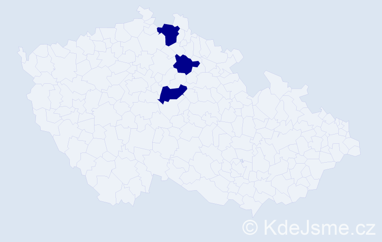 Příjmení: 'Pashnyk', počet výskytů 3 v celé ČR