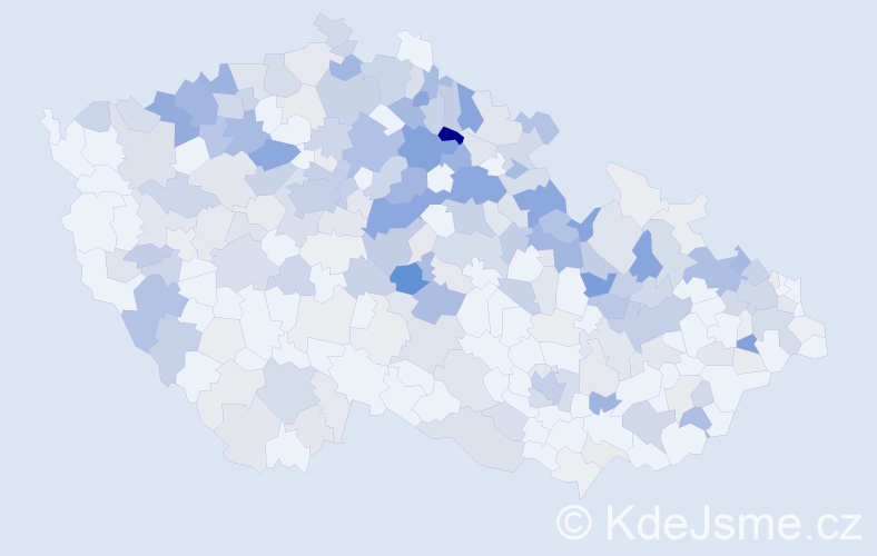 Příjmení: 'Ulrich', počet výskytů 1008 v celé ČR