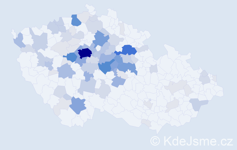 Příjmení: 'Černovský', počet výskytů 278 v celé ČR