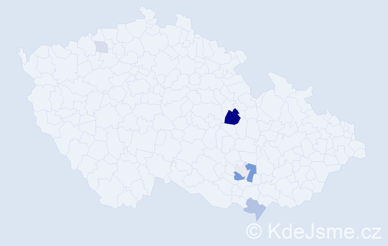 Příjmení: 'Rothscheinová', počet výskytů 16 v celé ČR