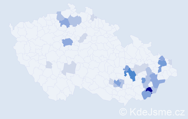 Příjmení: 'Münster', počet výskytů 86 v celé ČR