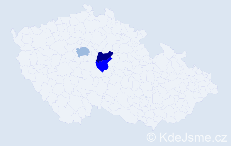 Příjmení: 'Fitzbauer', počet výskytů 8 v celé ČR