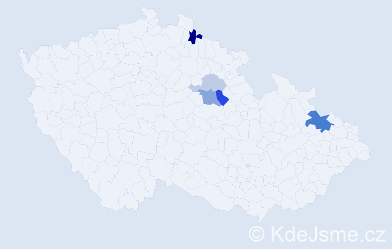 Příjmení: 'Scheidel', počet výskytů 10 v celé ČR