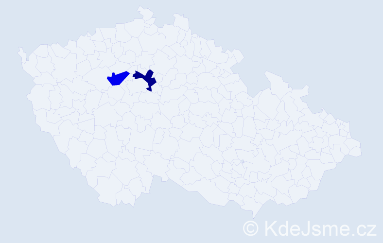 Příjmení: 'Dzhambekov', počet výskytů 2 v celé ČR
