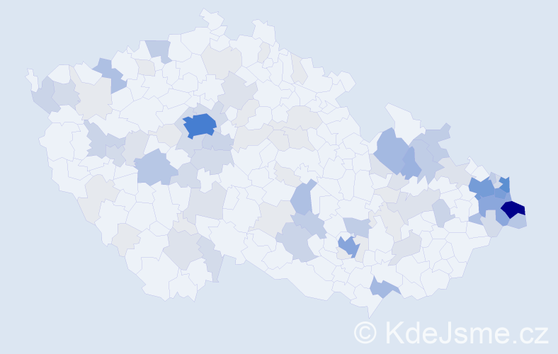 Příjmení: 'Lipka', počet výskytů 337 v celé ČR