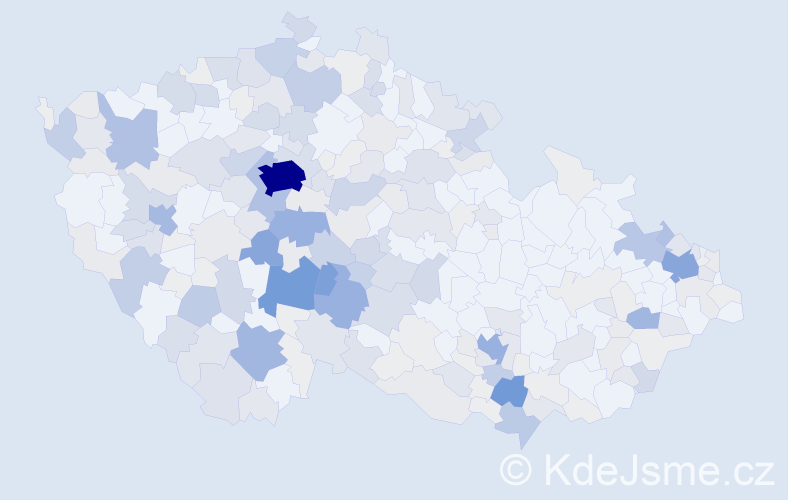 Příjmení: 'Papežová', počet výskytů 972 v celé ČR