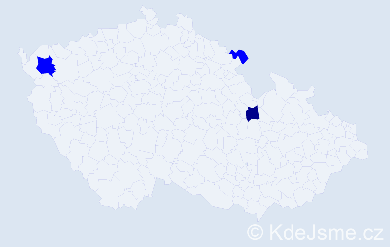 Příjmení: 'Schipplová', počet výskytů 4 v celé ČR