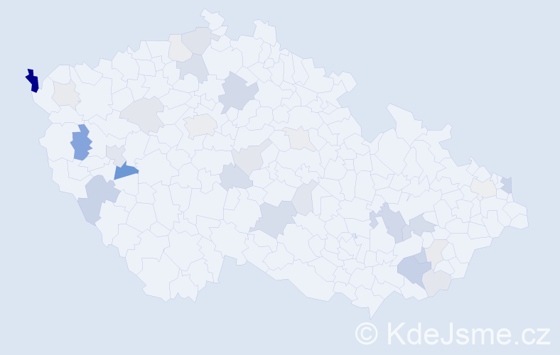 Příjmení: 'Pleško', počet výskytů 71 v celé ČR