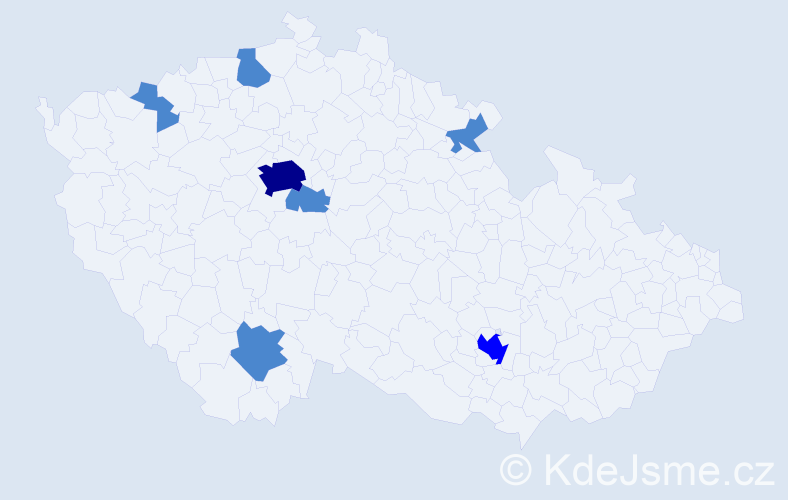 Příjmení: 'Sukhitra', počet výskytů 10 v celé ČR