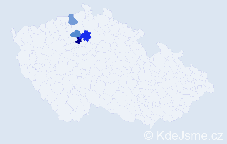 Příjmení: 'Onemichl', počet výskytů 7 v celé ČR