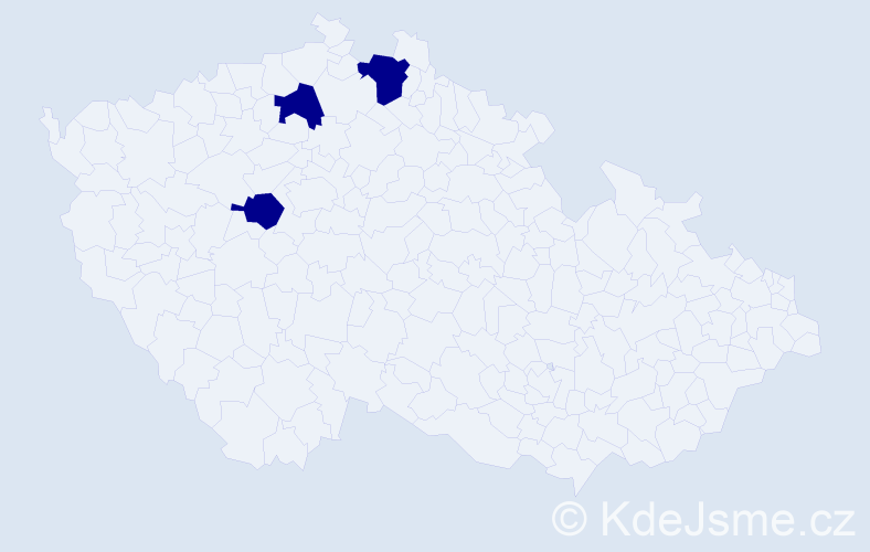 Příjmení: 'Kozlowska', počet výskytů 3 v celé ČR