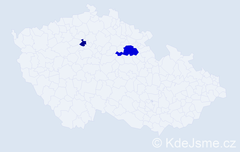 Příjmení: 'Petřikovová', počet výskytů 4 v celé ČR