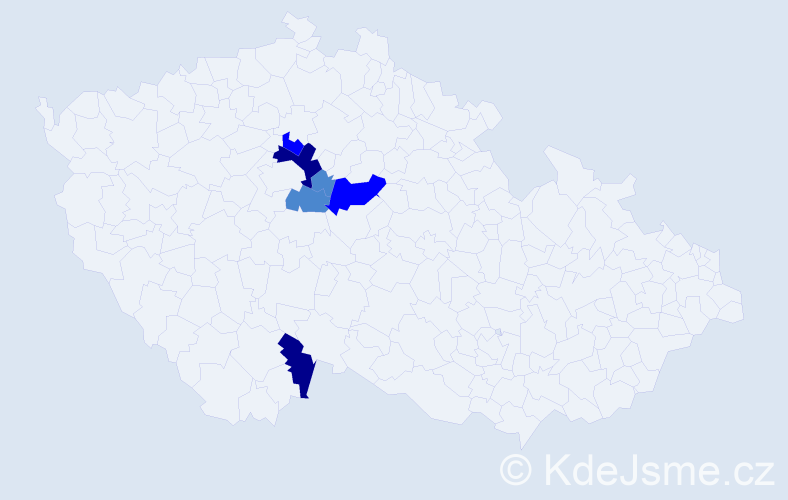 Příjmení: 'Masluková', počet výskytů 12 v celé ČR