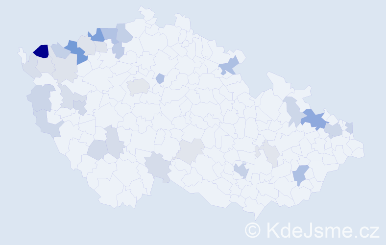 Příjmení: 'Krämer', počet výskytů 75 v celé ČR