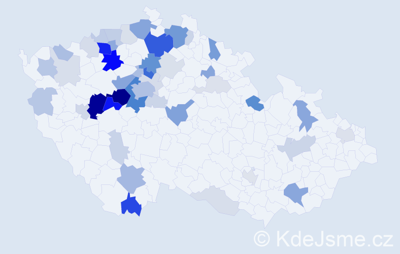 Příjmení: 'Kreisinger', počet výskytů 165 v celé ČR