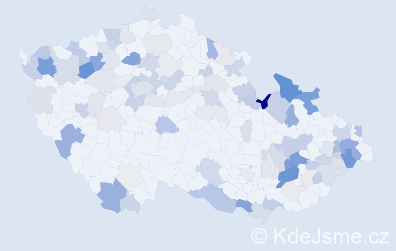 Příjmení: 'Lučan', počet výskytů 274 v celé ČR