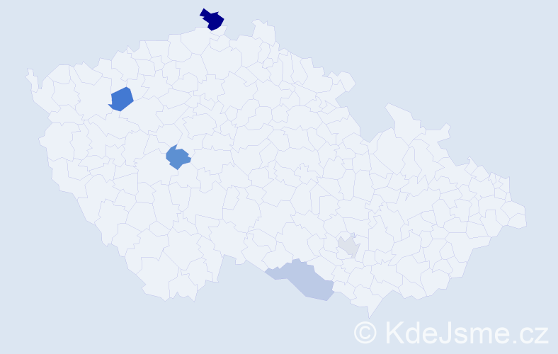 Příjmení: 'Amgalan', počet výskytů 8 v celé ČR