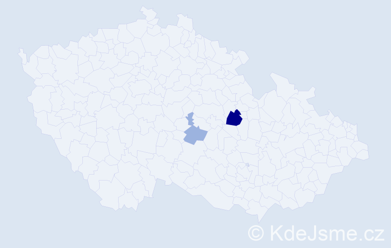 Příjmení: 'Brestová', počet výskytů 4 v celé ČR