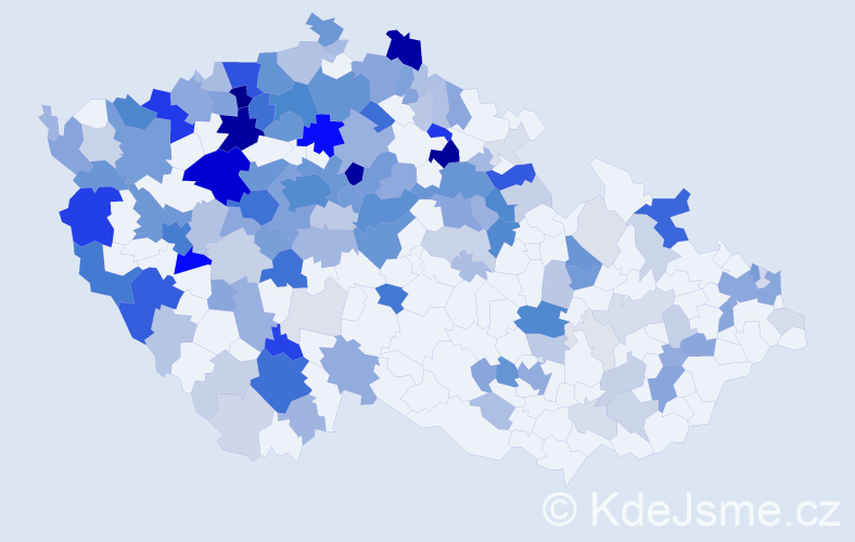 Příjmení: 'Heller', počet výskytů 624 v celé ČR