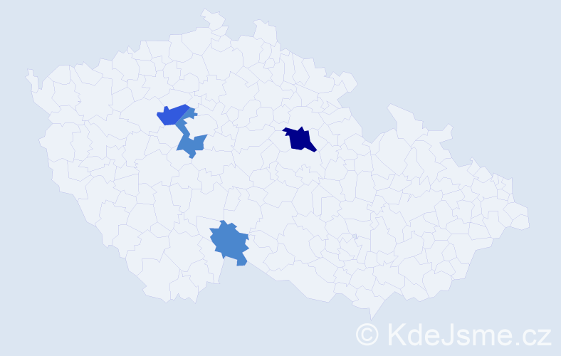 Příjmení: 'Motošková', počet výskytů 12 v celé ČR
