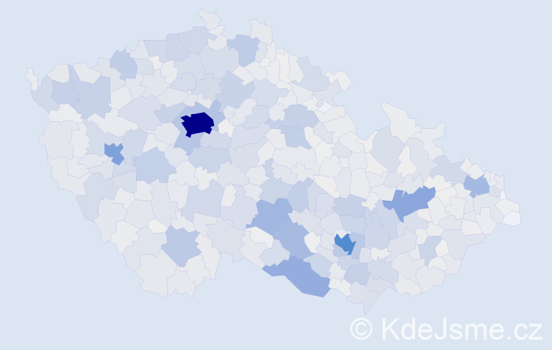 Příjmení: 'Fiala', počet výskytů 9204 v celé ČR