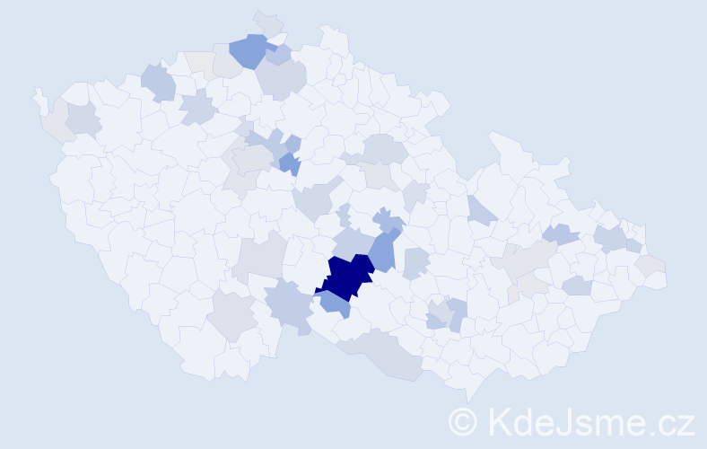 Příjmení: 'Rychtecký', počet výskytů 183 v celé ČR