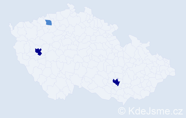Příjmení: 'Terzijski', počet výskytů 10 v celé ČR