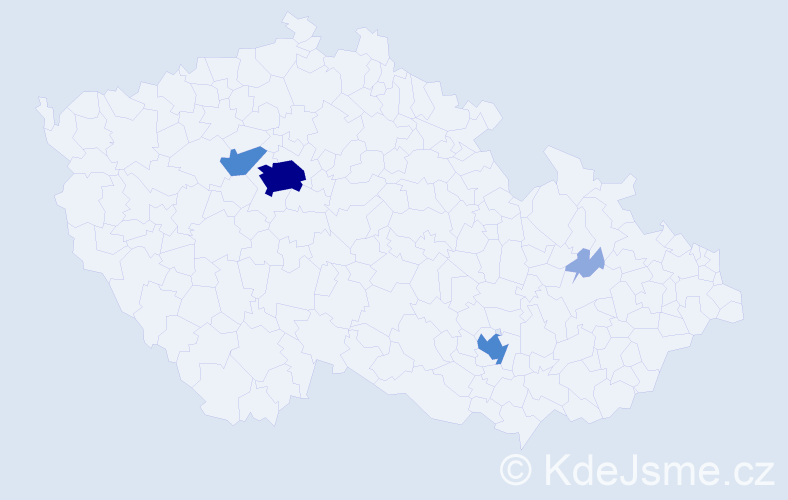 Příjmení: 'Michajluková', počet výskytů 10 v celé ČR