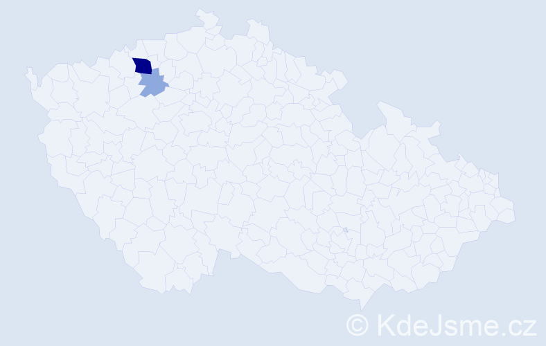 Příjmení: 'Šavická', počet výskytů 7 v celé ČR