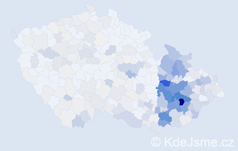 Příjmení: 'Chytil', počet výskytů 1401 v celé ČR