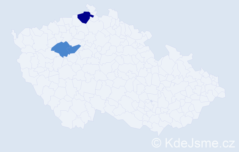 Příjmení: 'Petriščák', počet výskytů 5 v celé ČR