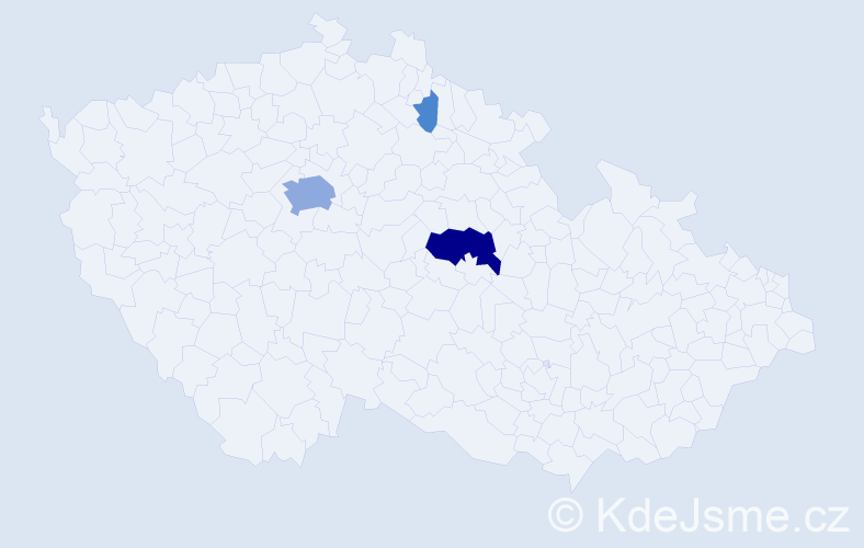 Příjmení: 'Infeld', počet výskytů 8 v celé ČR
