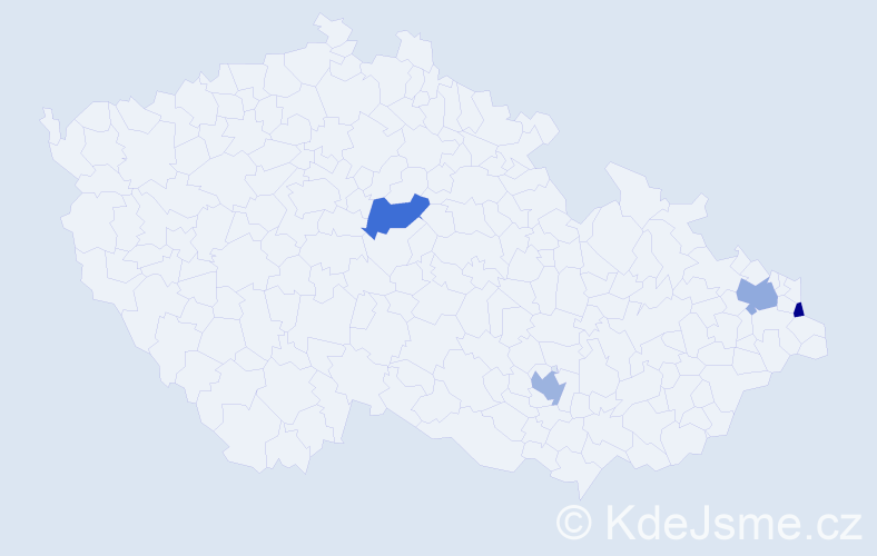 Příjmení: 'Banasinská', počet výskytů 11 v celé ČR