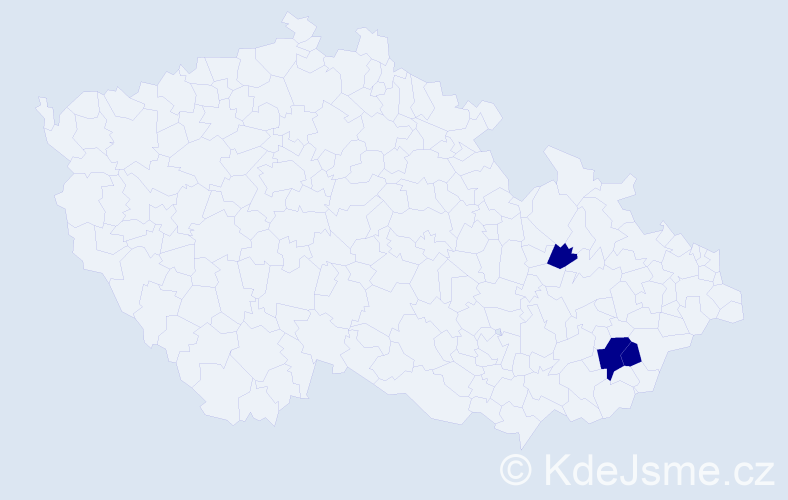 Příjmení: 'Girschek', počet výskytů 3 v celé ČR